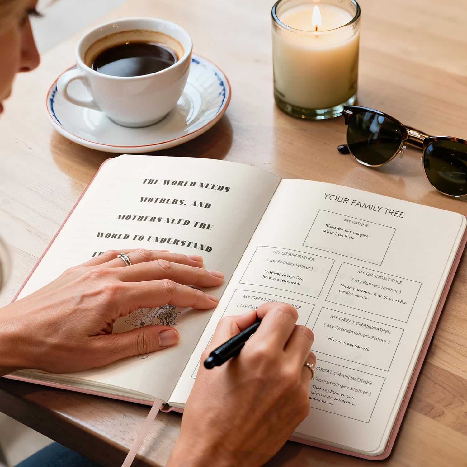 Mom I Want to Know Your Life Story Leather Journal - A Guided Journal To Share Her Memories - Meaningful Gifts for Mom from Daughter Son - Sentimental Gifts for Mothers Day, Birthday & Christmas