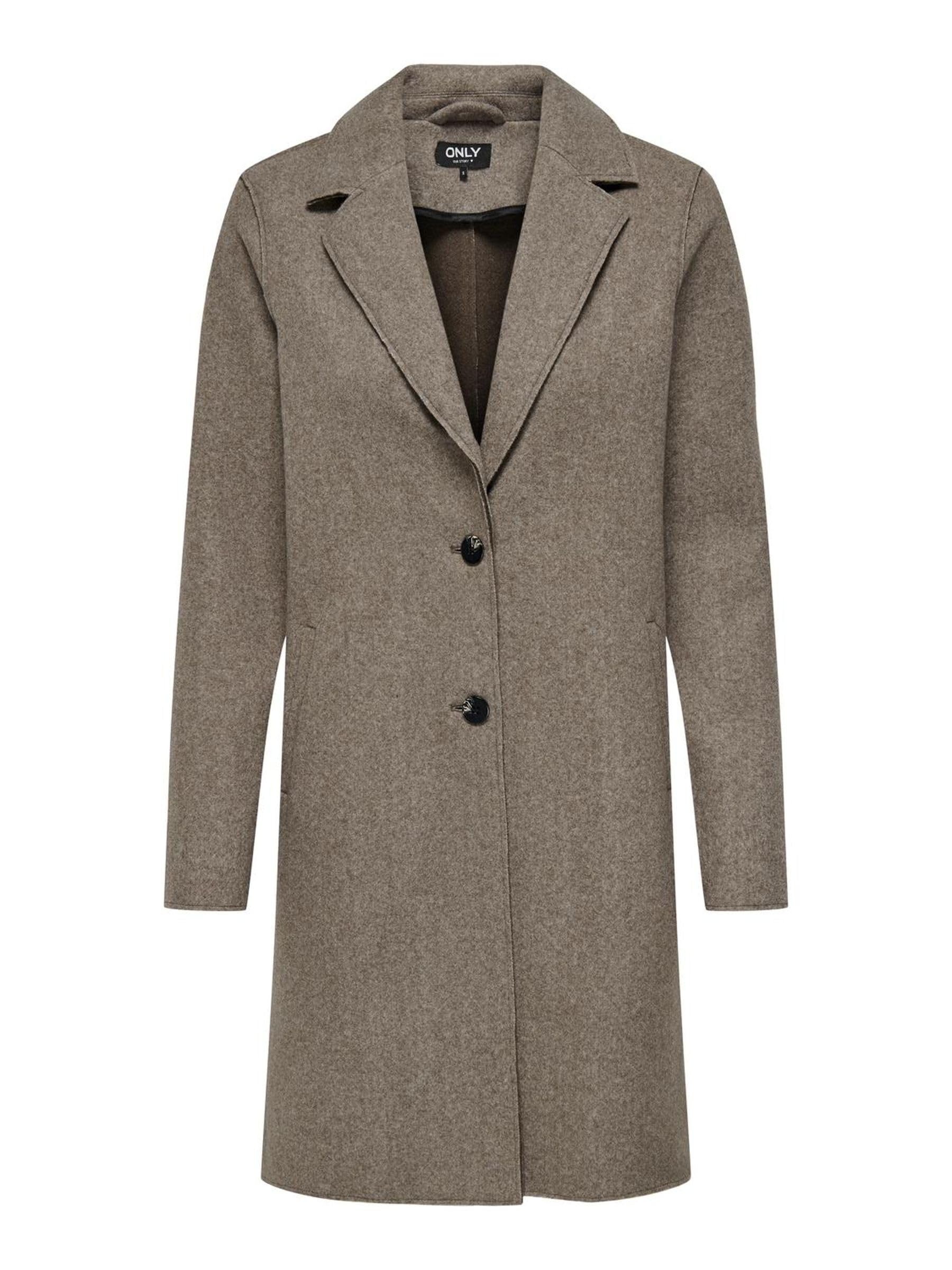 ONLY Womens Onlcarrie Bonded Otw Noos Coat, Caribou, XS UK
