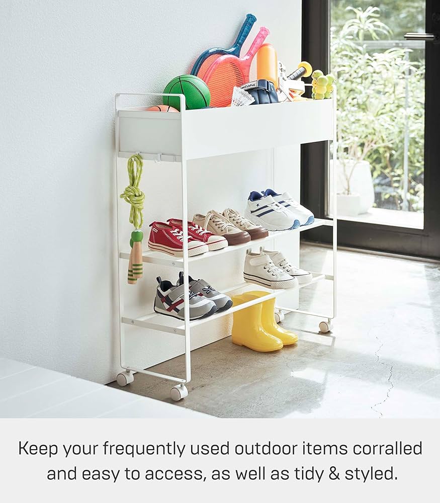 ホワイト 収納ボックス キャスター付き 収納ボックス フタ付き 前開き ワイド 深型 2個セット