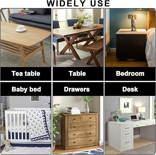 Miniatura 7 de A prueba de bebés, tira protectora de borde transparente de 0.4 pulgadas x 32.8 pies y mesas de seguridad para niños, protectores de esquina suaves