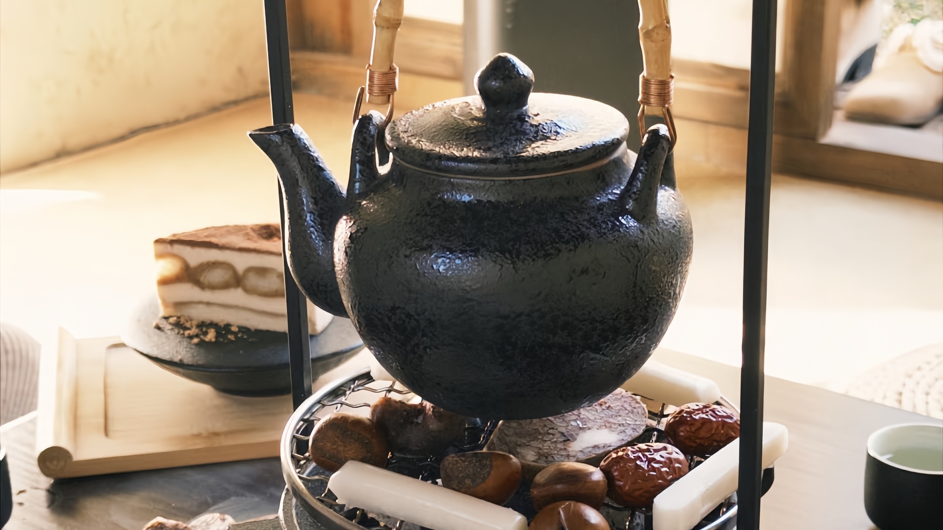 Amazon.co.jp: Dekuma 茶炉 茶釜 炭炉 焚き火台 バーベキューコンロ