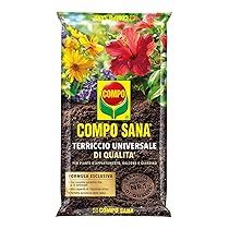 COMPO SANA Terriccio Universale di qualità, Per piante d’appartamento, balcone e giardino, 5 l