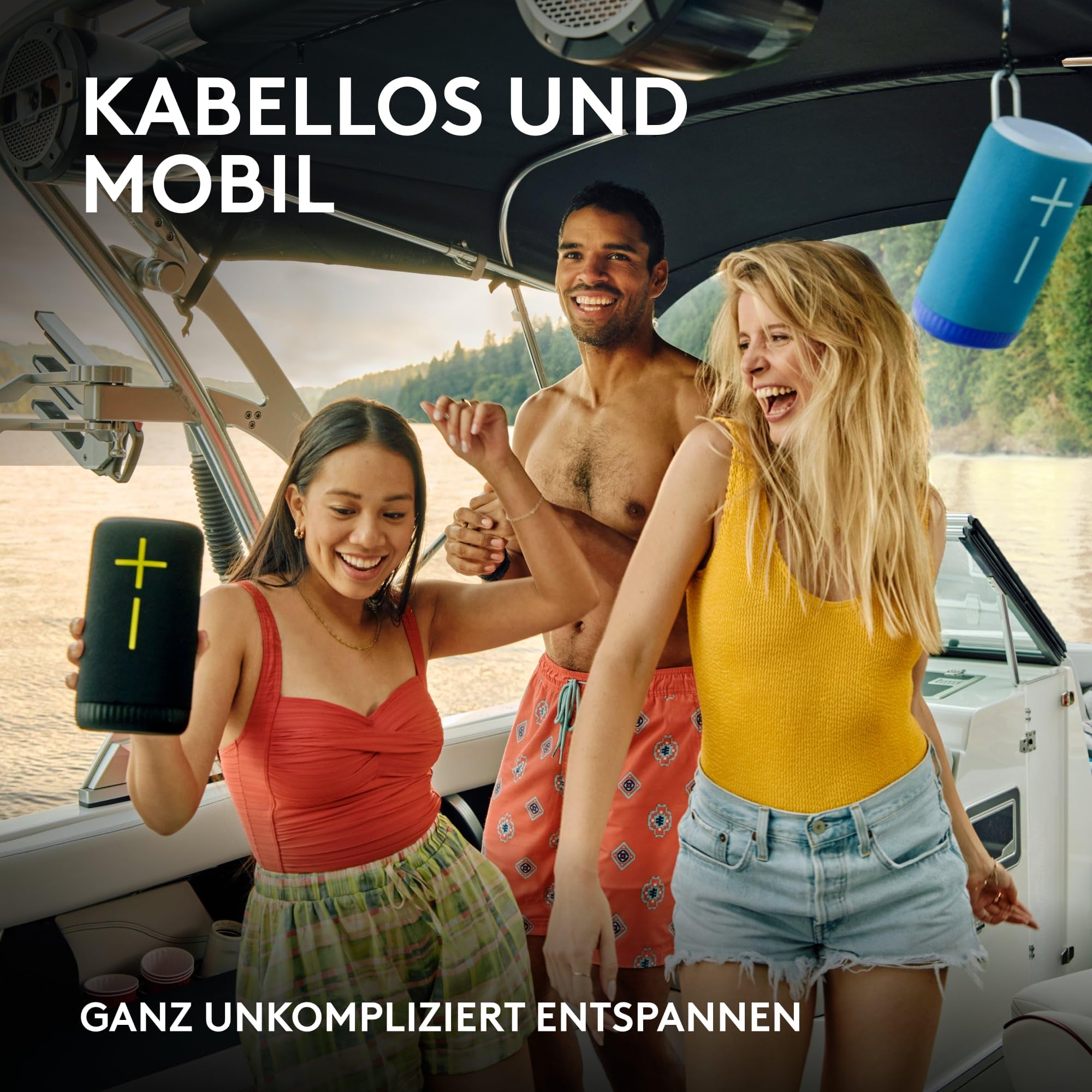 ULTIMATE EARS EVERBOOM kabelloser mobiler Bluetooth-Lautsprecher