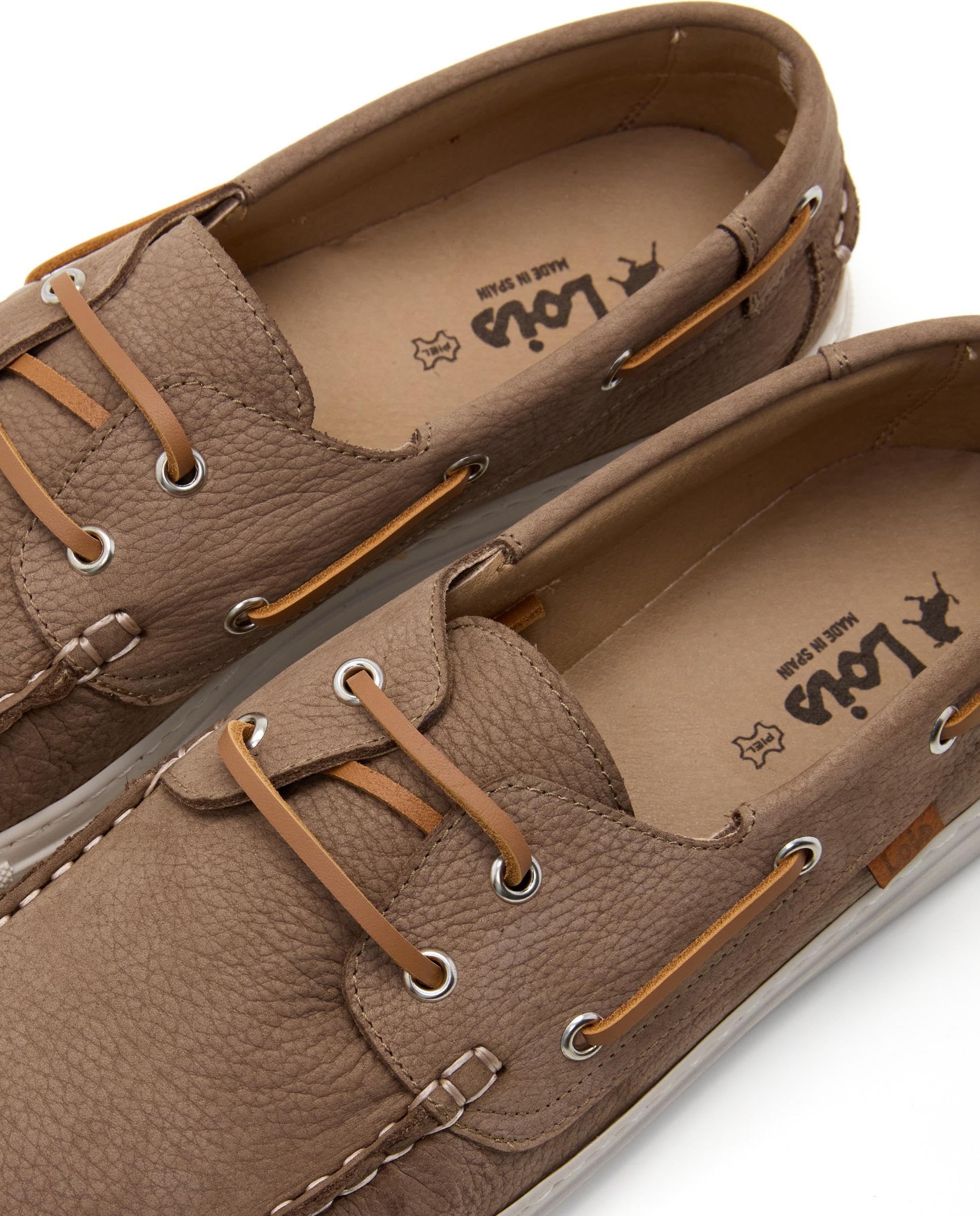 Lois Zapato náutico Piel Nobuck Cordones Hombre