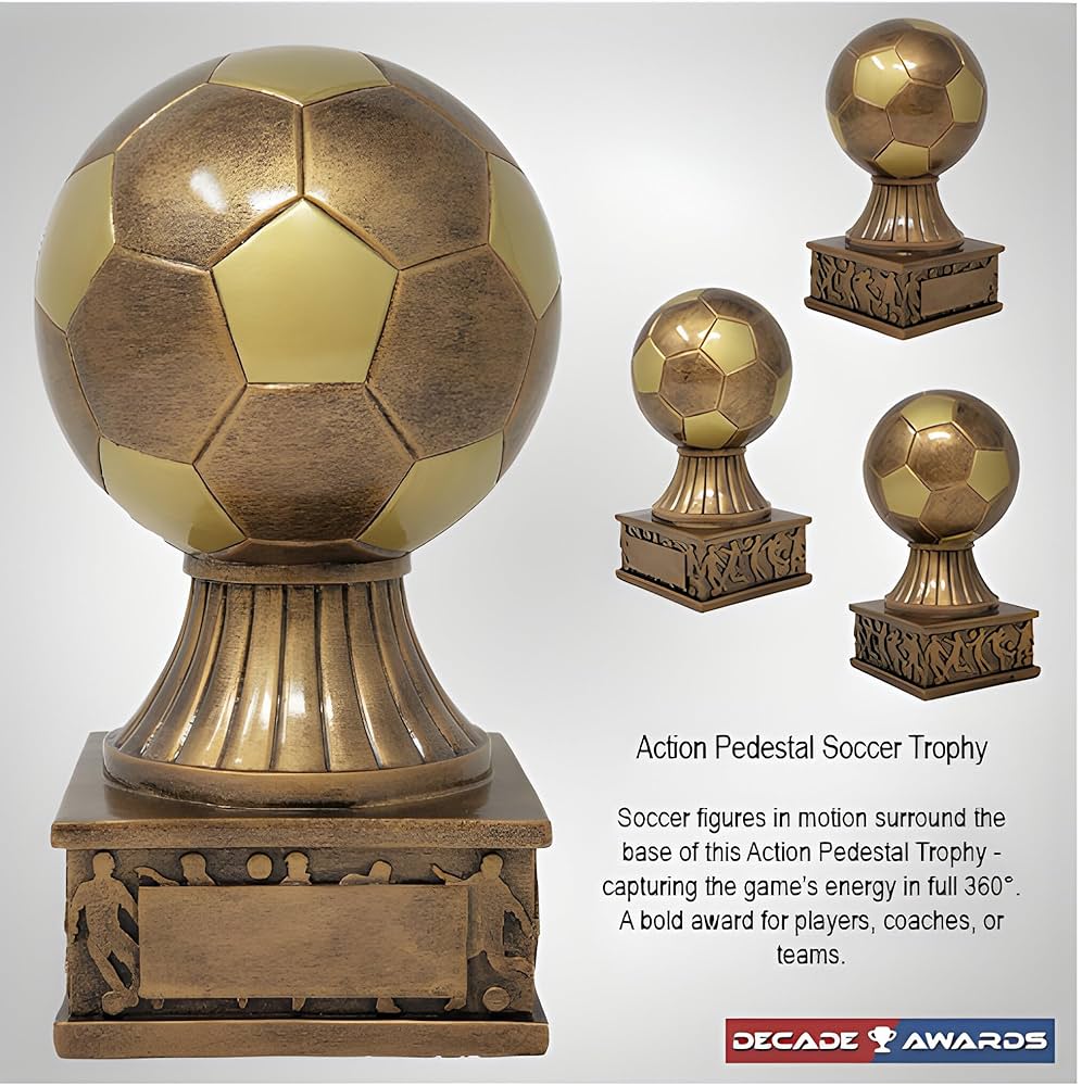 Amazon | Decade Awards サッカーボールタワートロフィー