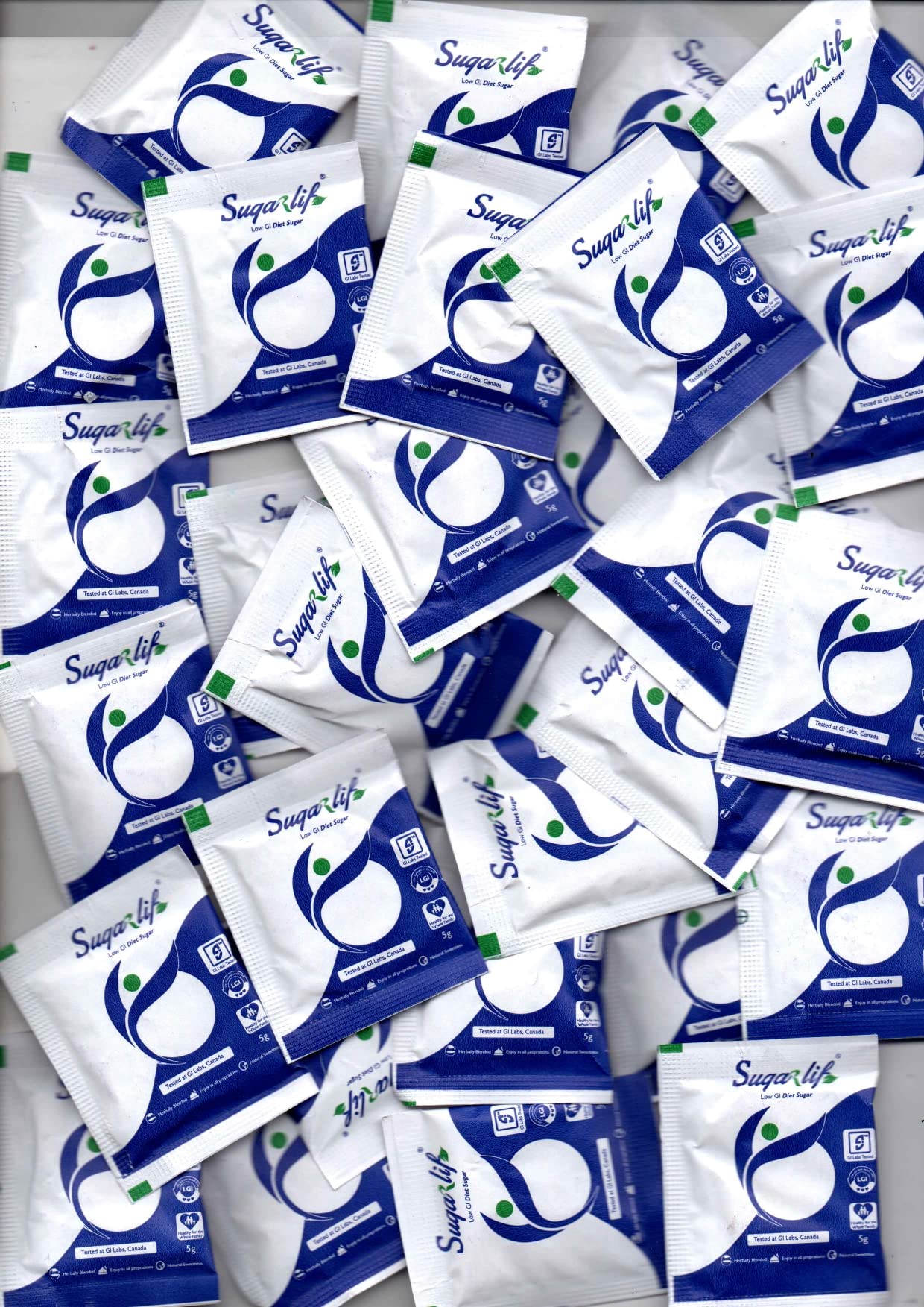 Sugarlif LOW GI Sugar, Orignal Product of Dr. C K Nandagopalan, Herbal Cane Sugar- Free From Chemicals, Artificial Sweetener Substitute Low Glycemic Index (GI) (200 Sachets) - (Pack of 1)