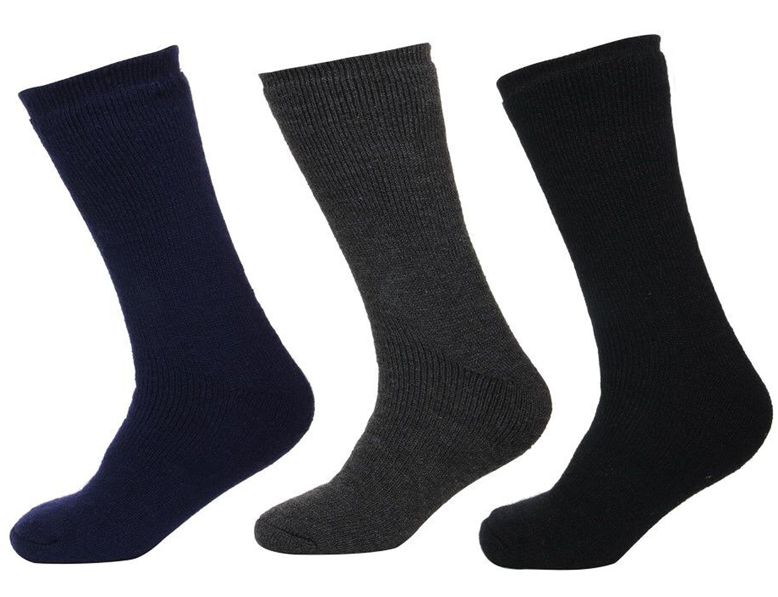 Arctic Comfort 3 Pairs Mens Extreme Thick Thermal Winter Socks With INSIDE LINING Various Sizes