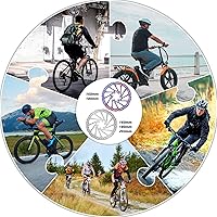 Vista 6 de BUCKLOS - Rotor de freno de disco MTB de 140 mm, 160 mm, 180 mm, 203 mm con 6 pernos, rotores de freno de bicicleta de acero inoxidable