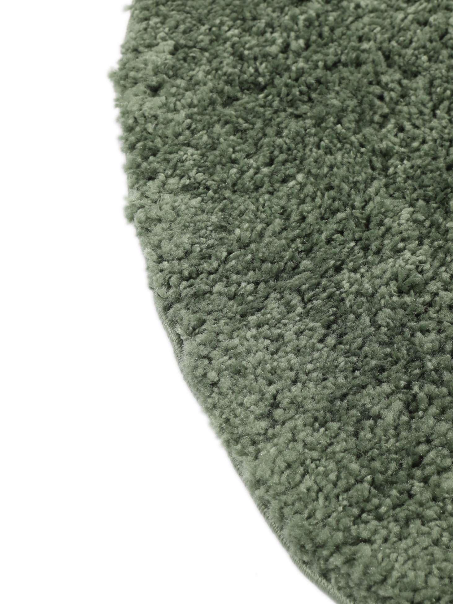 RugVista Comfy Alfombra Infantil, Ø 100 cm, Verde | Modernas, Redondo, Pelo medio, Limpieza en seco, Oeko-Tex 100, Sin productos químicos peligrosos, Cuarto del bebé