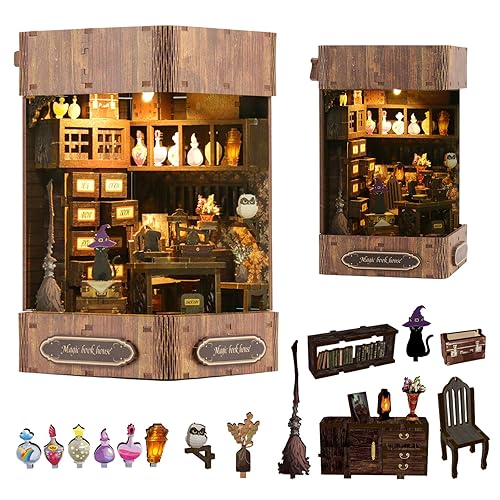 Book Nook Kit - DIY Enchanted Cottage Miniature House for