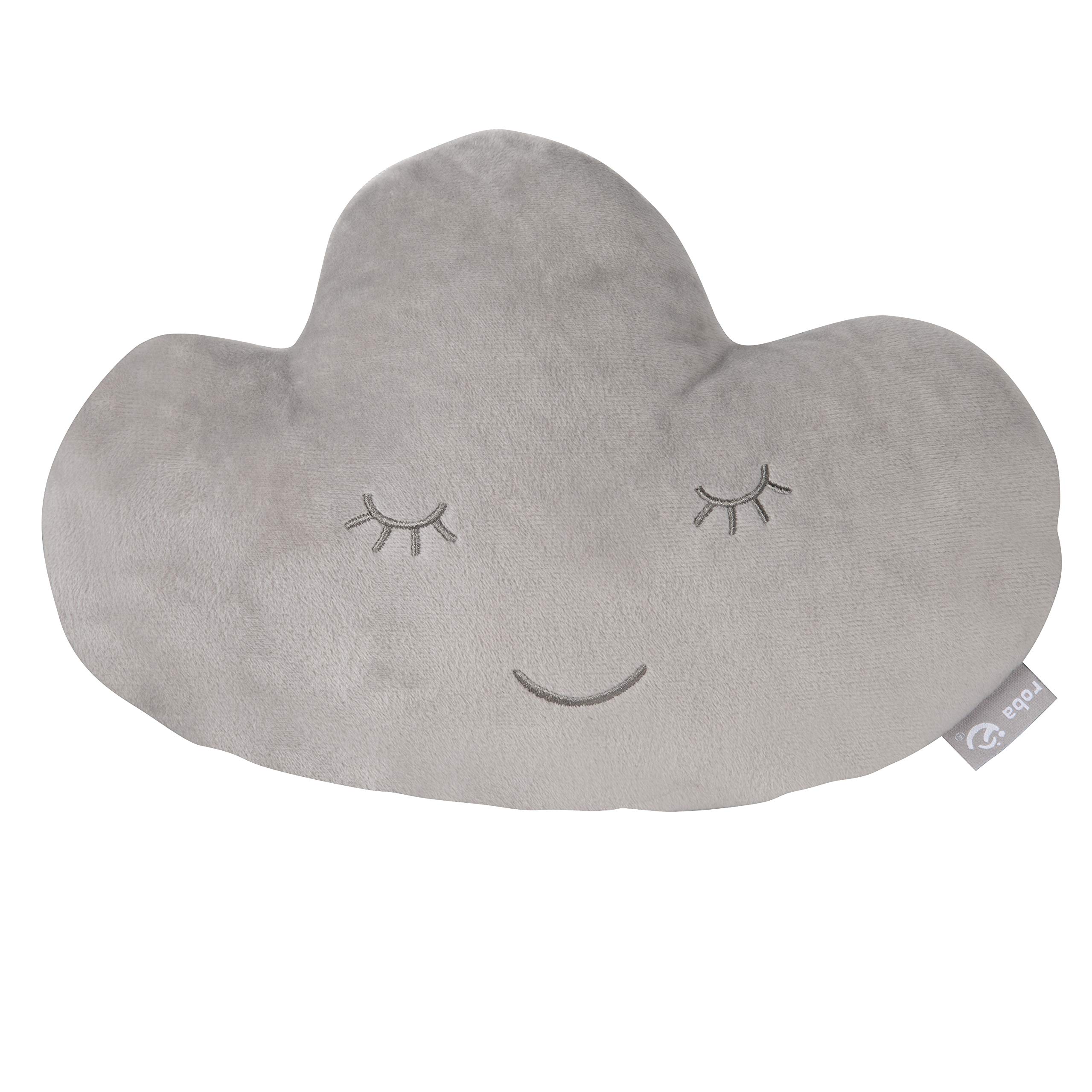 roba Almohada Decorativa en Forma de Nube de la Marca - Cojín Suave para Habitaciones de Bebé y Niños - para Niñas y Niños - Gris