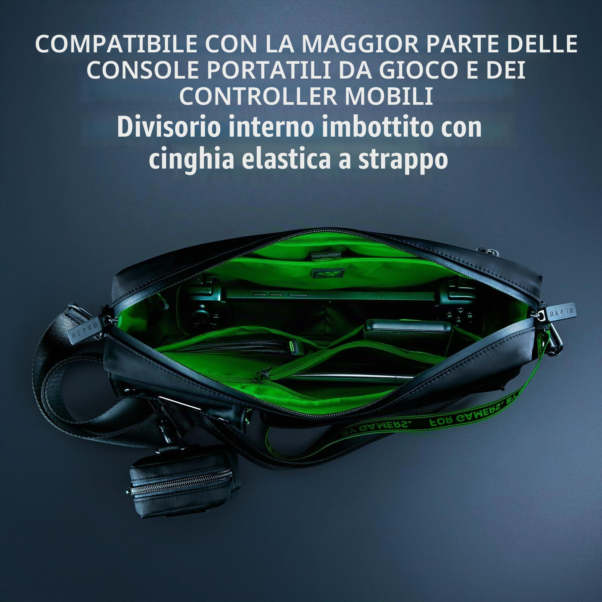 Razer Rogue V3 - Zaino da viaggio compatto (scomparto per laptop fino a 14", resistente all'abrasione), colore: Nero