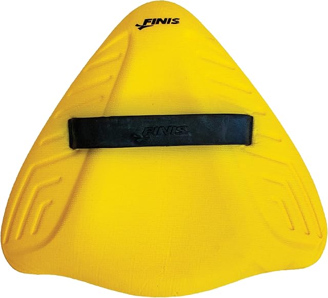 FINIS Alignment Kickboard - Adult Kickboard for Swimming Training - Swim Gear to Improve Proper Technique - Swimming Pool Accessories for Training - Yellow