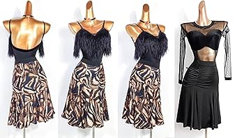 シルエットのキレイなフレアスカートのラテンドレス 黒 シルエットのキレイなフレアスカートのラテンドレス 黒 楽天市場