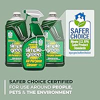 Vista 6 de Simple Green Spray limpiador multiusos y recarga, verde, juego de 3 piezas, original, 1 unidad