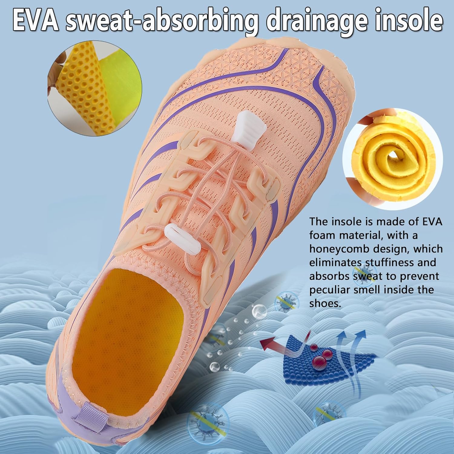 Water Shoes Mens Women Barefoot Shoes Quick Dry Aqua Outdoor Sports for Swim Pool Beach Surf Walk Water Yoga River Lake Hiking Kayaking