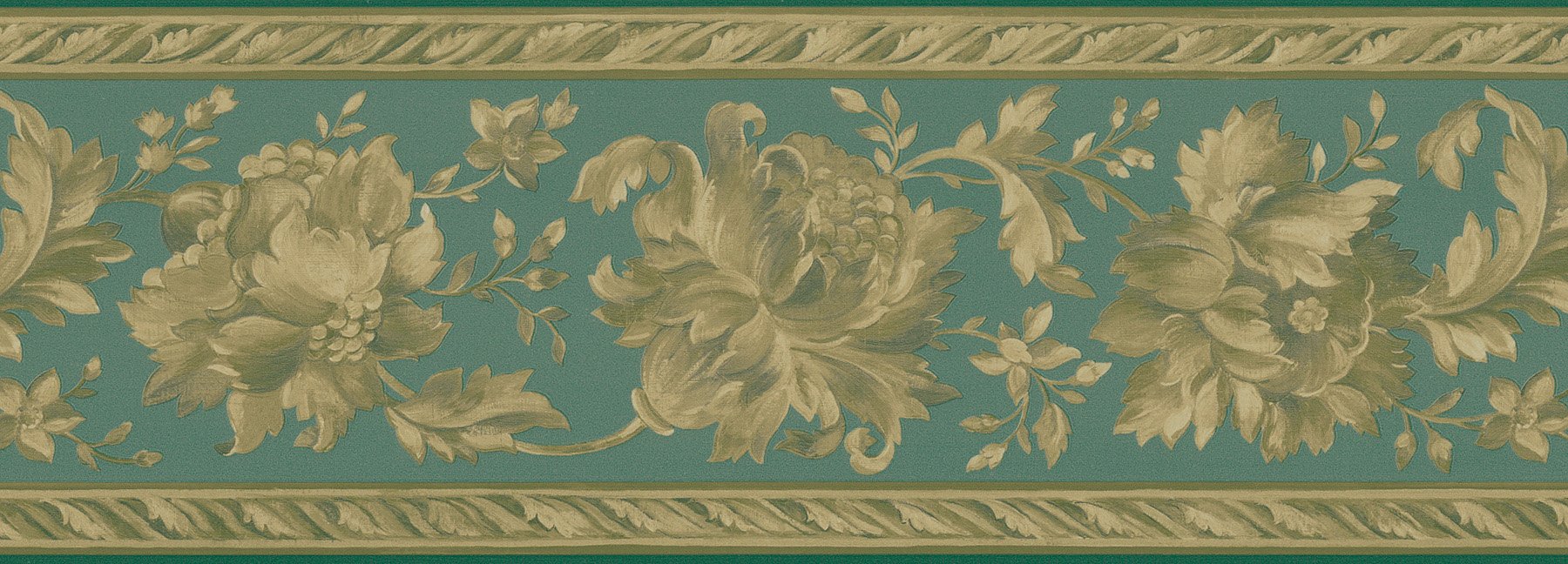 Frise murale Floral Scroll Trail Brewster 976b05741 de 20,3 cm x 457,2 cm pour habillage mural