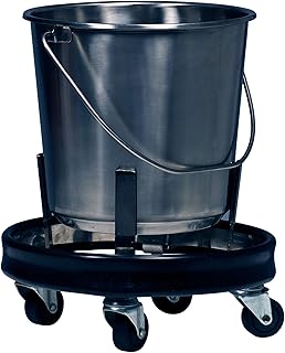 Graham-Field Stainless Steel Kick Bucket and Stand Set, 12.5 Quart Capacity, 3267