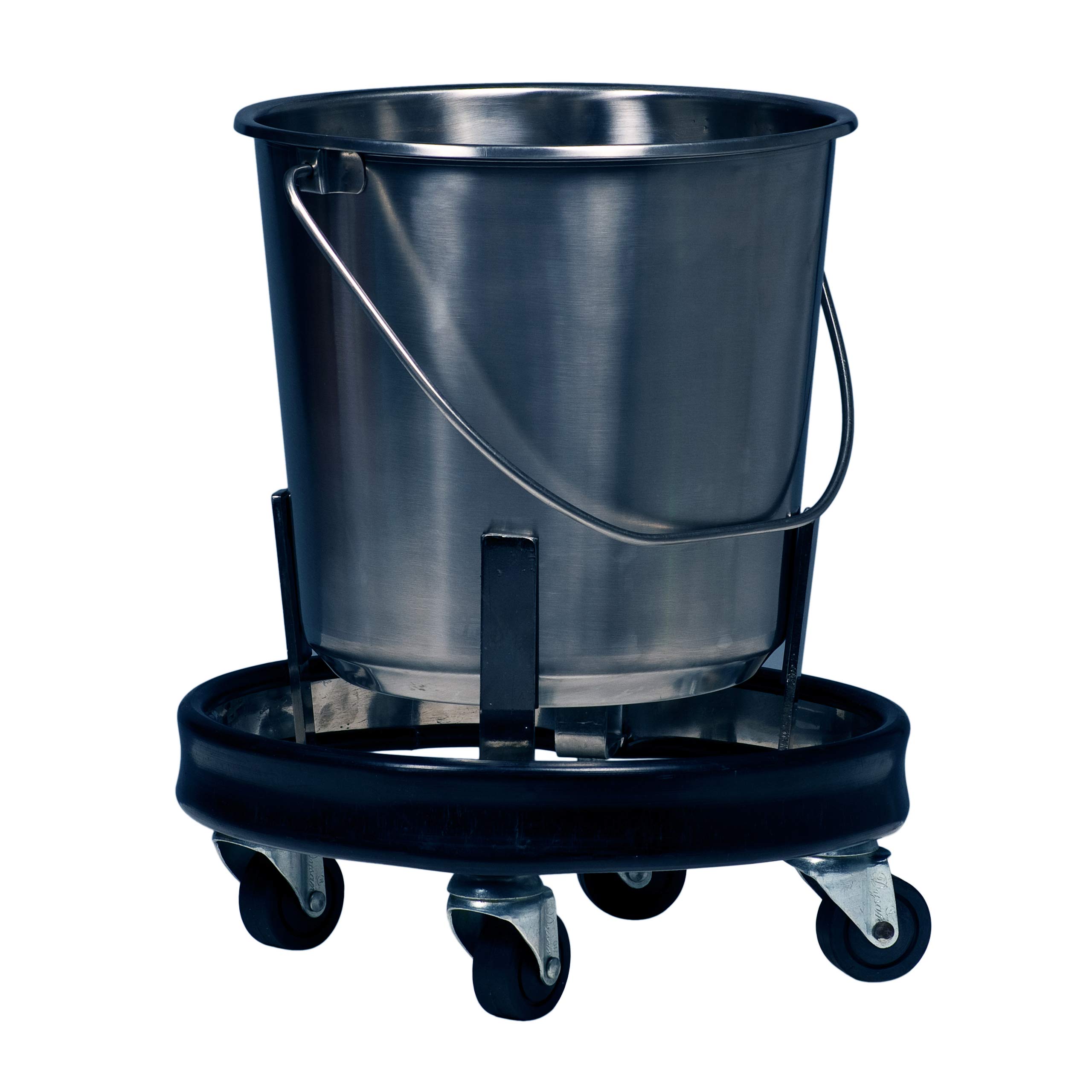 Graham-Field 3267 - Cubo y soporte de acero inoxidable para patatas de 28 cm de profundidad x 23 cm de alto, capacidad de 30 cm