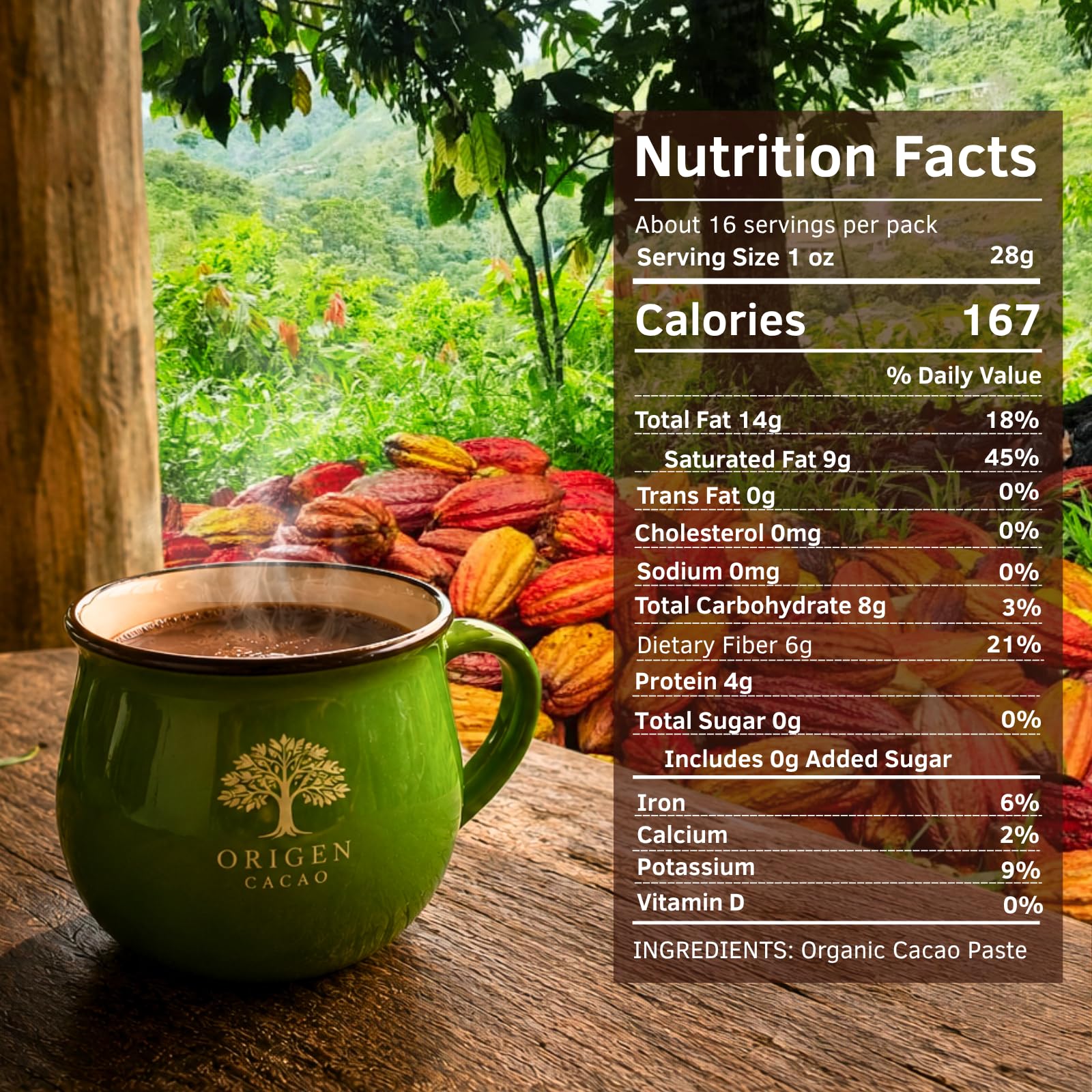 Origene Cacao Cerimoniale Polvere