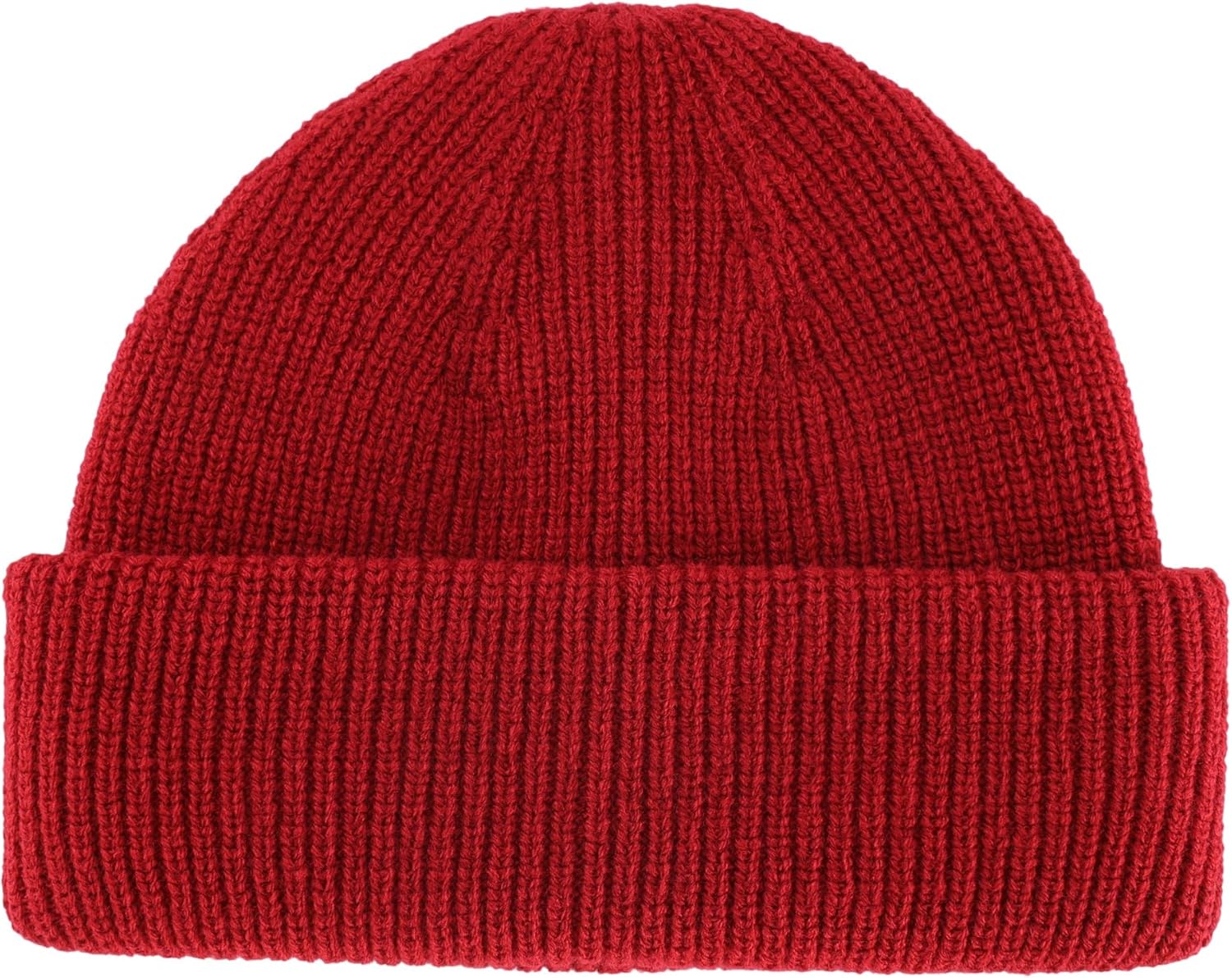 Connectyle Short Fisherman Beanie for Men Women Warm Winter Hats Knit Cuffed Beanies Skull Cap Acrylic Watch Hat - Image 2