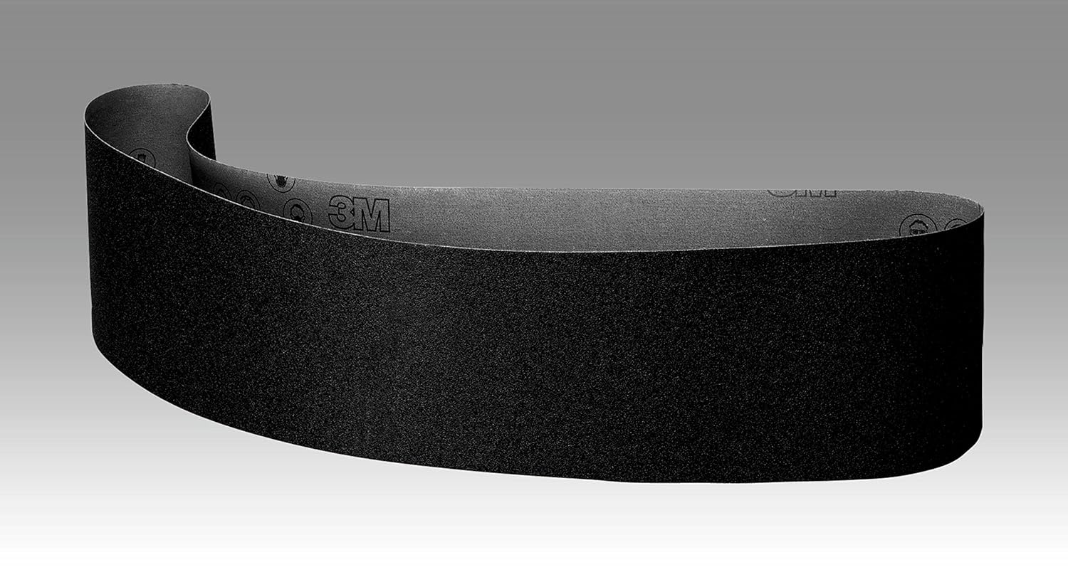 3M Cloth Belt 67457 464W, 15 in x 126 in 320YF-weight, Black