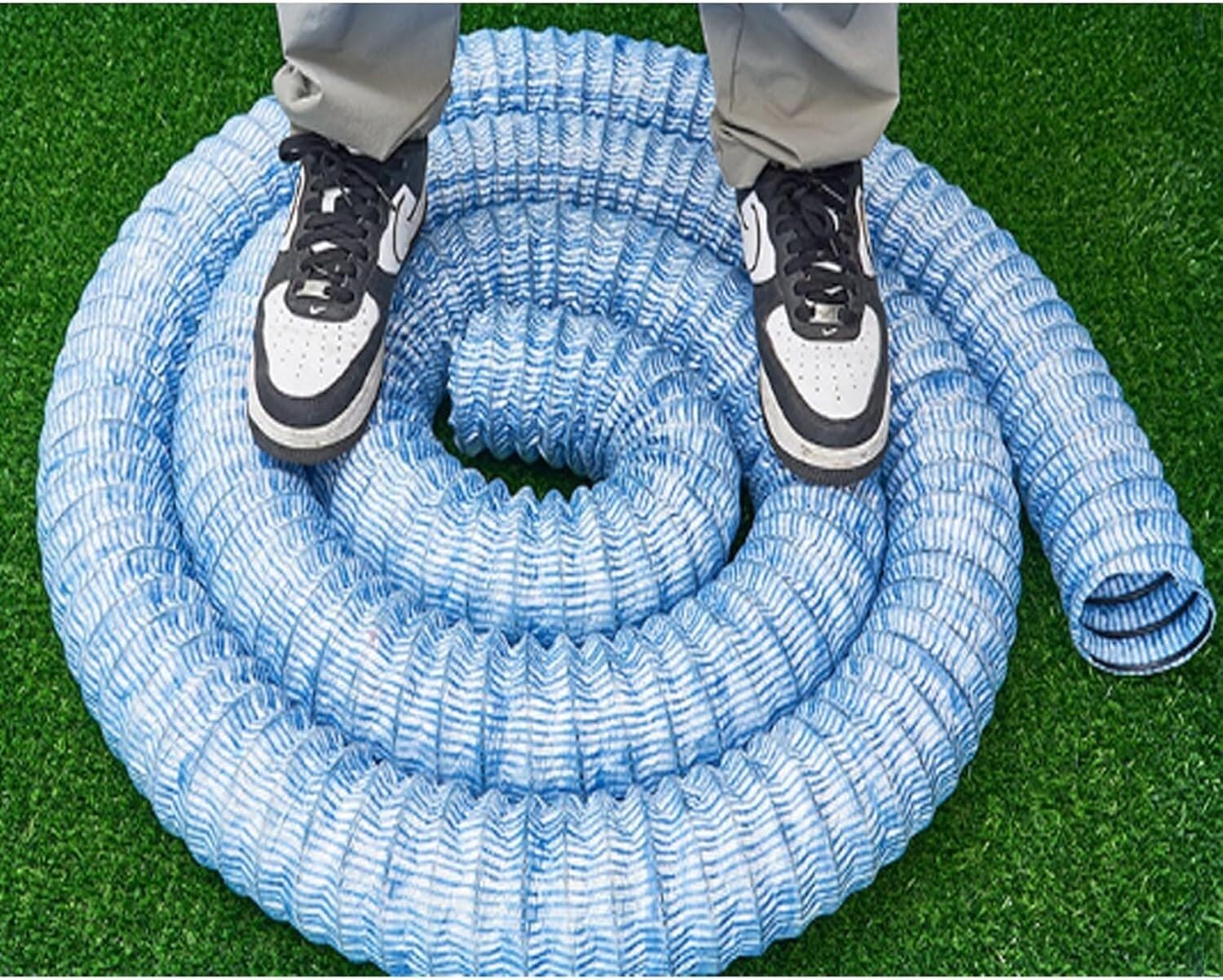 Vuiklcty 5Cm Flexible Perforated Drain Pipe For Efficient Underground Water Drainage And Soil Infiltration(400Cm/157In)