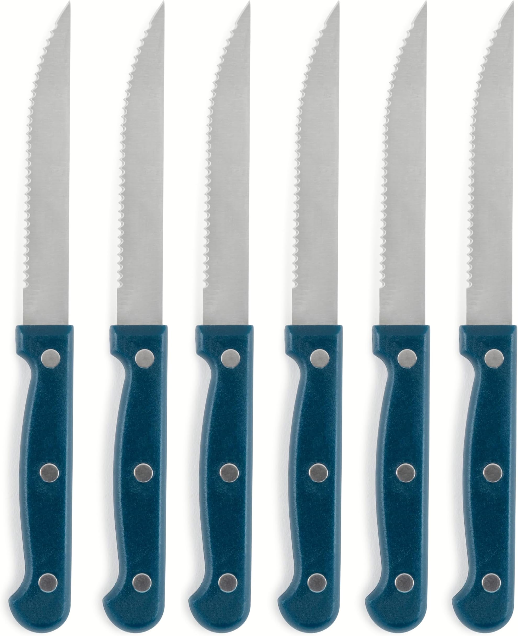 Set of 6 Steak Knives, 4.5 in Blade