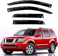 Vista 268 de KPY Moldura deflectora de viento con protección contra la lluvia compatible con GMC Terrain 2018-2023, 4 unidades, para ventana lateral, autoadhesiva