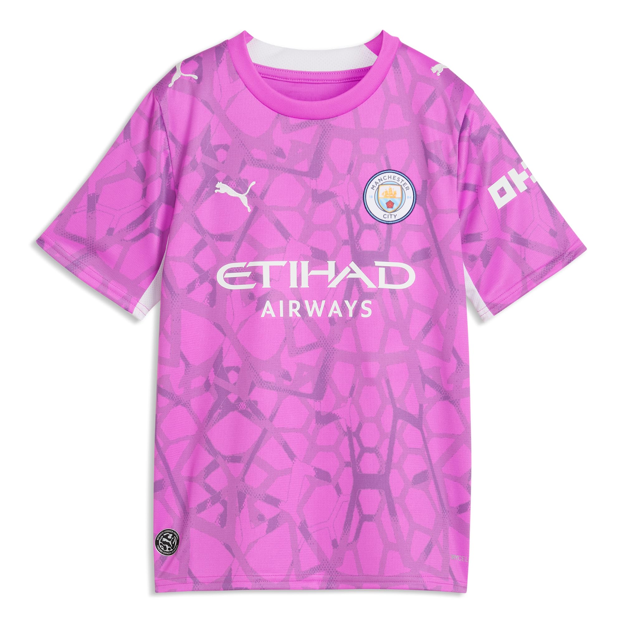 Puma Pink Kids Manchester City Fc 2026/27 Goalkeeper Football Shirt - Size: 13/14 Years