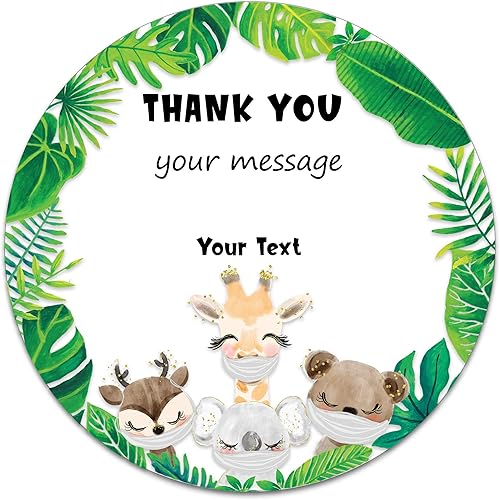 Miniatura 2 de Calcomanías personalizadas para baby shower, juego de 36 calcomanías personalizadas para baby shower, regalos de agradecimiento, hoja plana