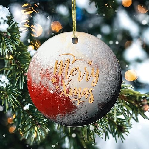 Miniatura 2 de Cheyan Funny Cosmic Galactic Planet Christmas Porcelain Ornament Home Decorations Christmas Pendants Star Christmas Tree Hanging Ornament