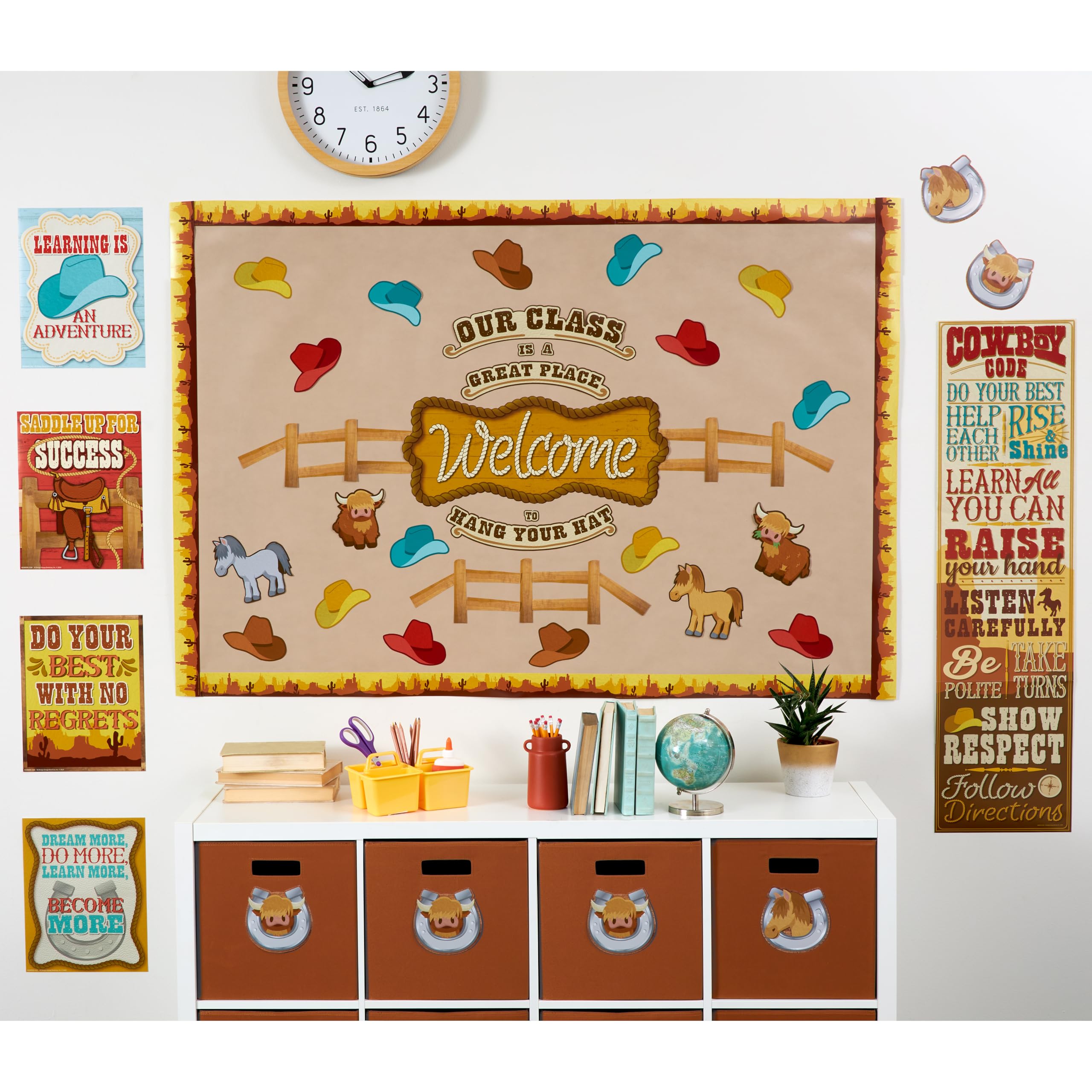 Tableau d'affichage de bienvenue Eureka pour transformer votre classe en aventure sauvage