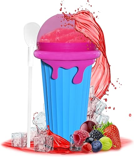 Actualización 2023 de 16.9fl oz Taza para granizar, taza para hacer granizados, taza para hacer granizados, taza mágica para batidos congelados disponible en Yaxa Colombia