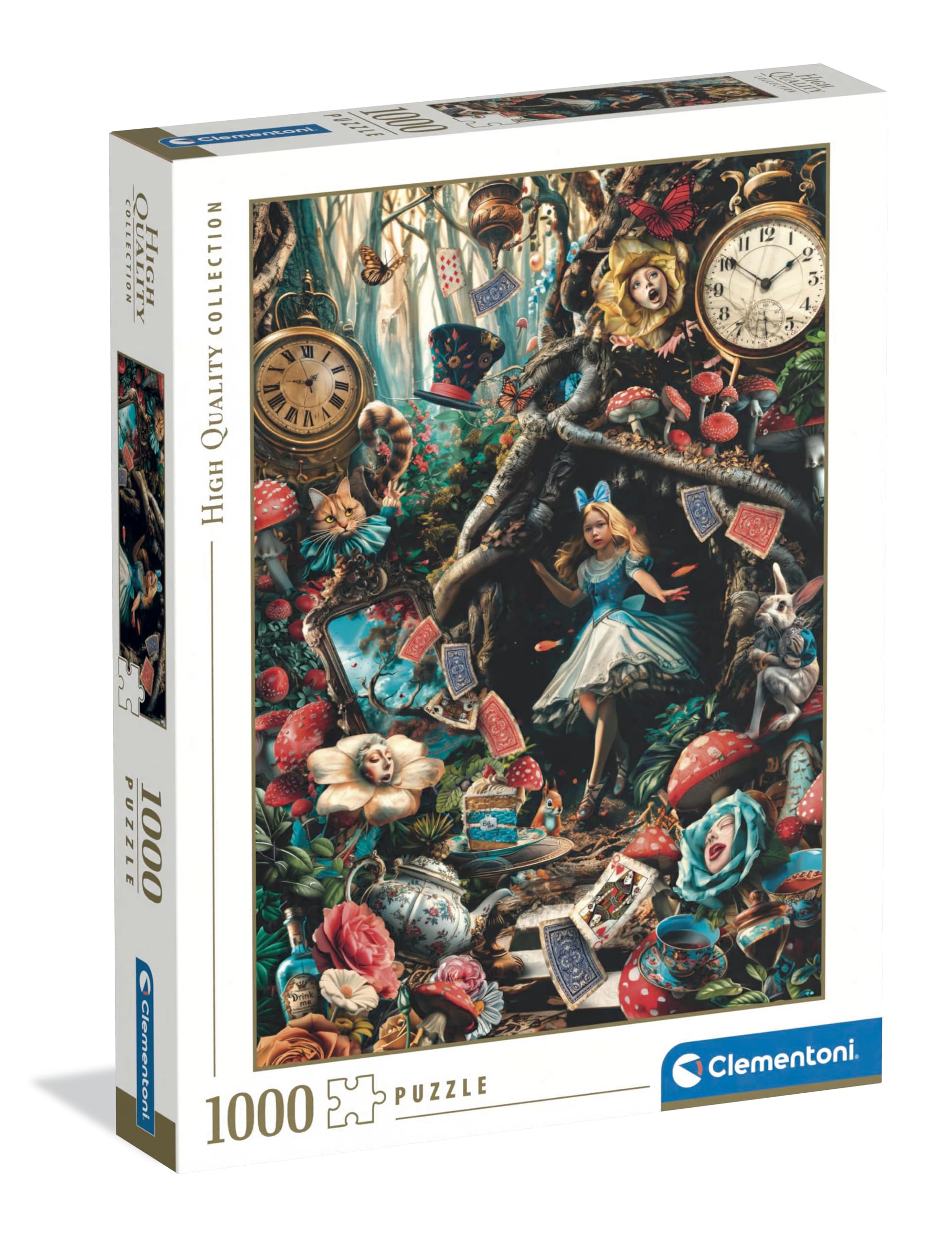 Clementoni Puzzle 1000 Pezzi Museum Collection: La Caduta Degli Angeli Ribelli Di Bruegel, Poster Incluso, Made In Italy, 70x50 Cm