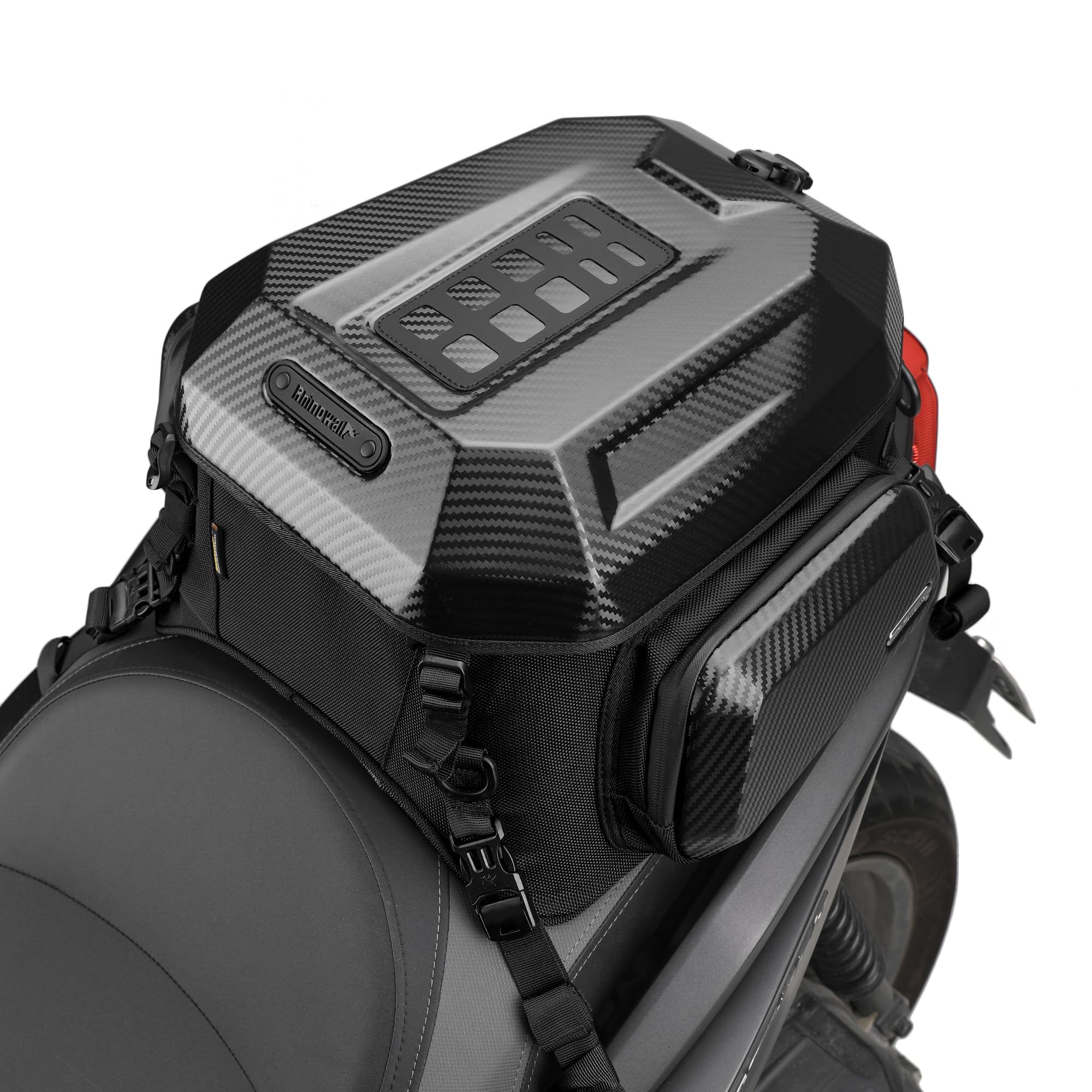 sodatel Smooth & Volume 3パック Amazon.com: Rhinowalk Motorcycle Tail Bag Hard Shell – Expandable