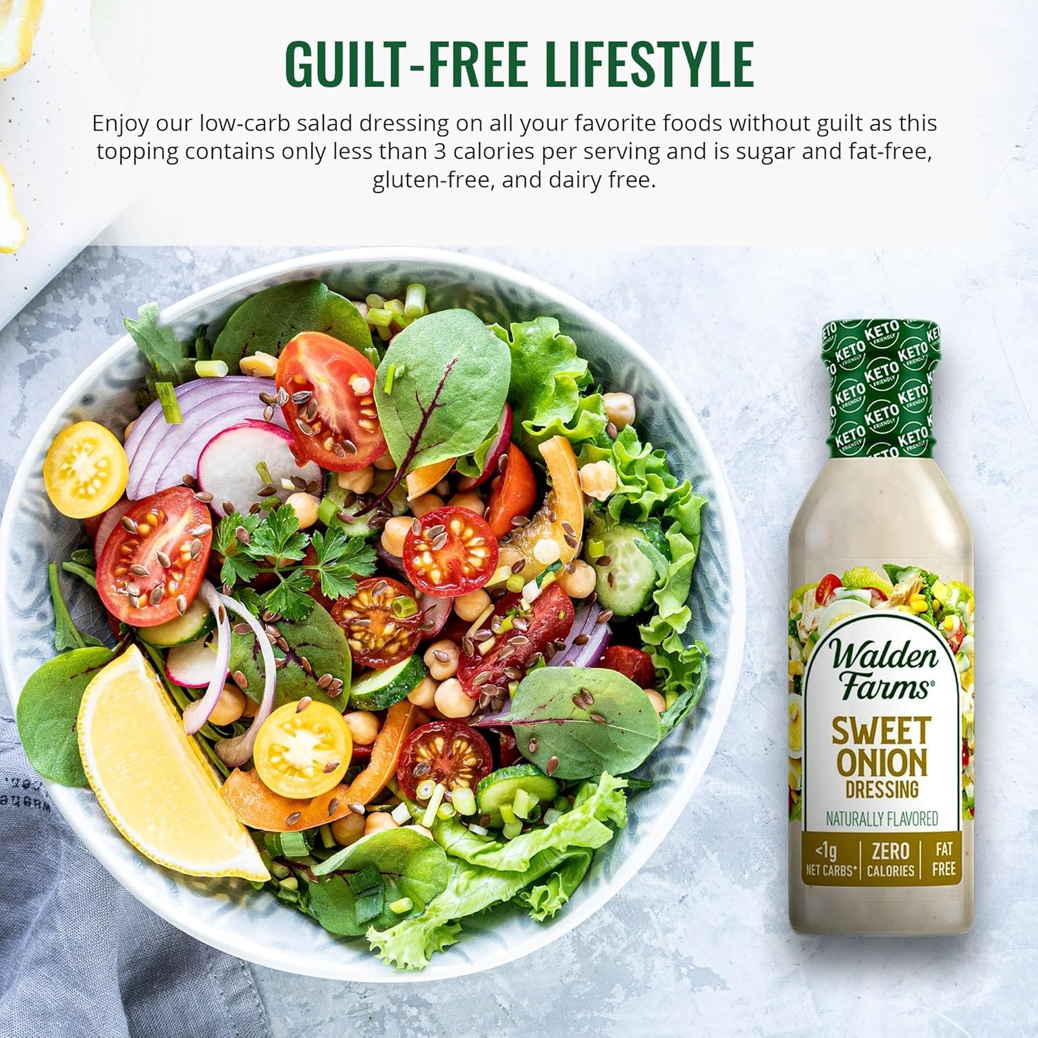 Walden Farms Sweet Onion Dressing 355 ml