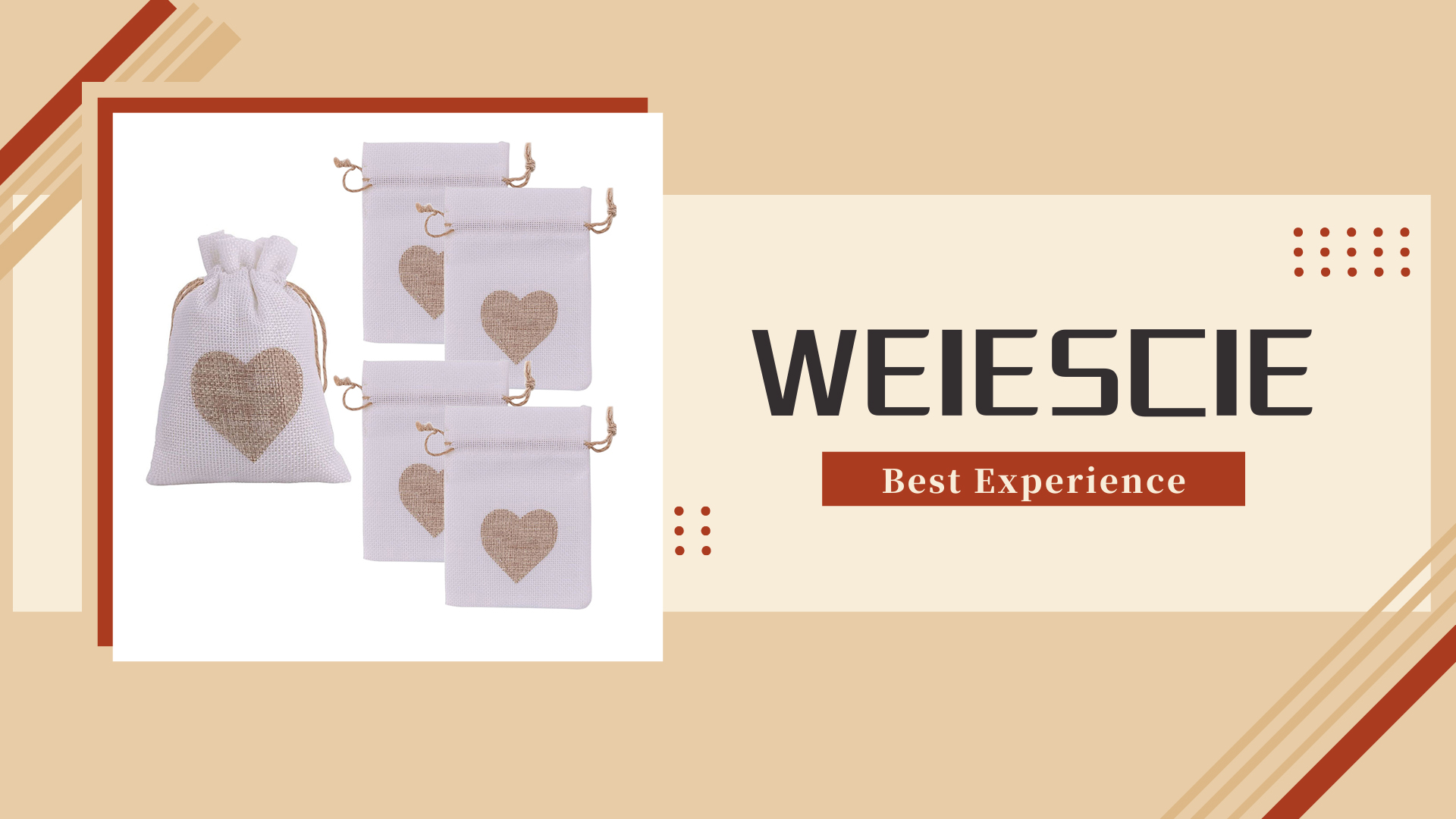 LUNEKUCK 30PCS Sachets En Toile De Jute 10x14cm Pochettes Jute En Motif