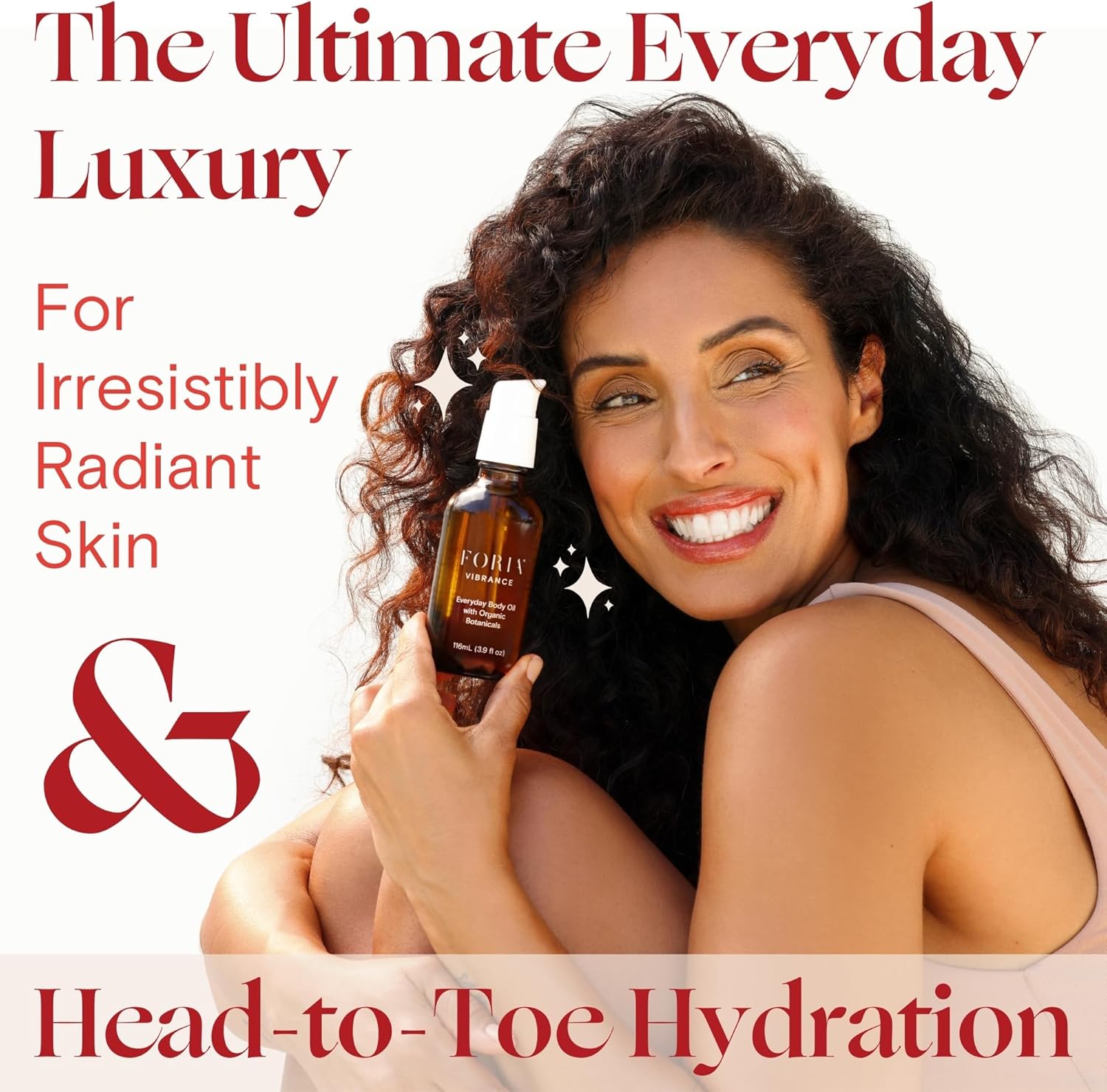 FORIA Everyday Body Oil - Organic Herbal Hydration for Radiant Skin - 3.9 Fl Oz - Image 2