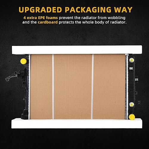 Miniatura 7 de DWVO Radiador compatible con Chevrolet Malibu 2016-2018 2017-2019 Buick LaCrosse 1.5L 3.6L V6 L4