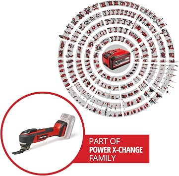 Einhell Professional Akülü Raspalama Makinesi TP-MG 18 Li BL-Solo Power X-Change (18 V, 3 fonksiyon, manyetik alet tutucu, aksesuarlar dahil, akü dahil değildir) - 4465190