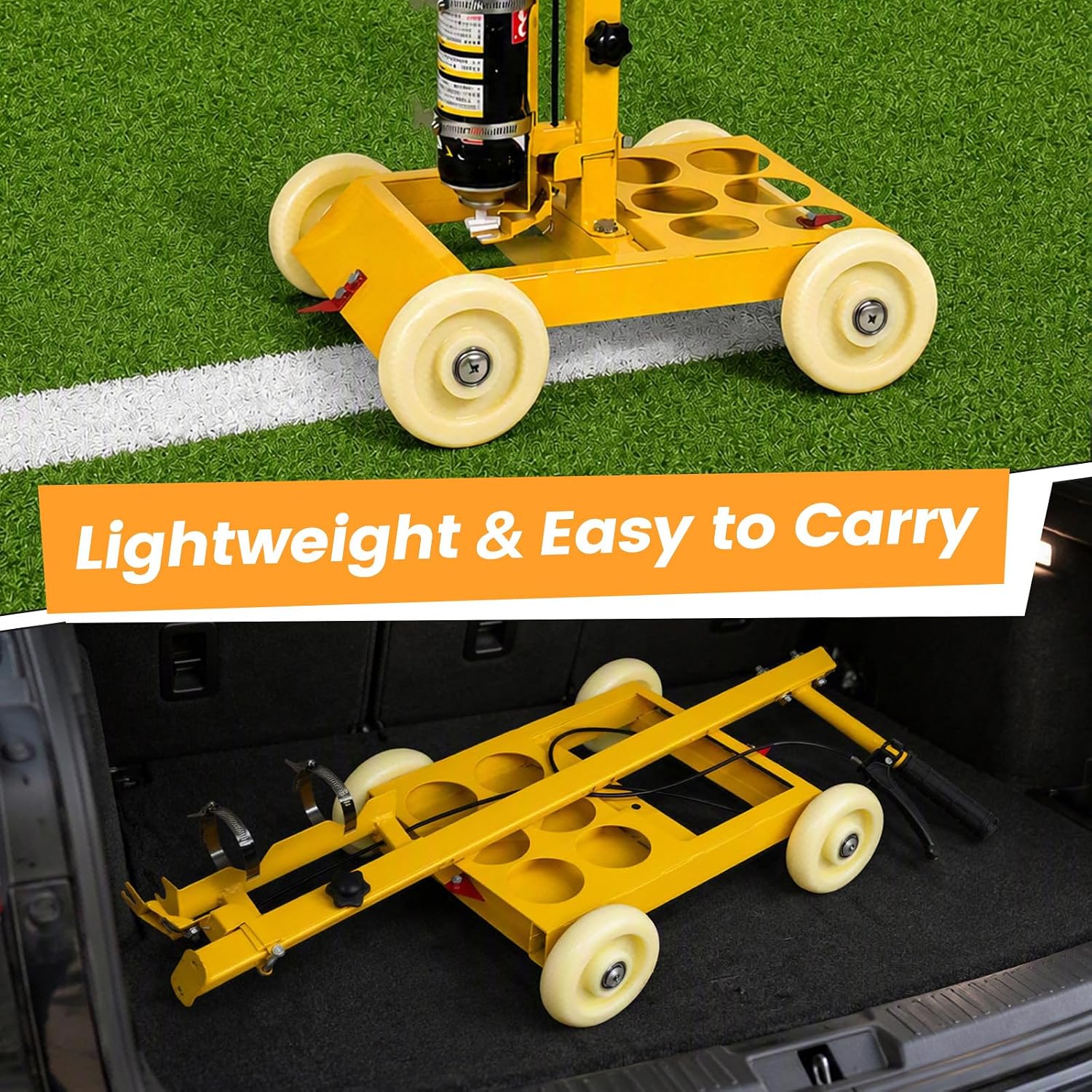 Striping Line Marking Machine, 1-4" Adjustable Stripe Width, Compatible with Professional Inverted Striping Spray Paint, Parking Lot Striping Machine for Fast and Accurate Marking | Parking Lot Striping Machine, Match Professional Striping Paint, for fast and standard line marking