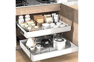Expandable Pull Out Rolling Storage Cabinet