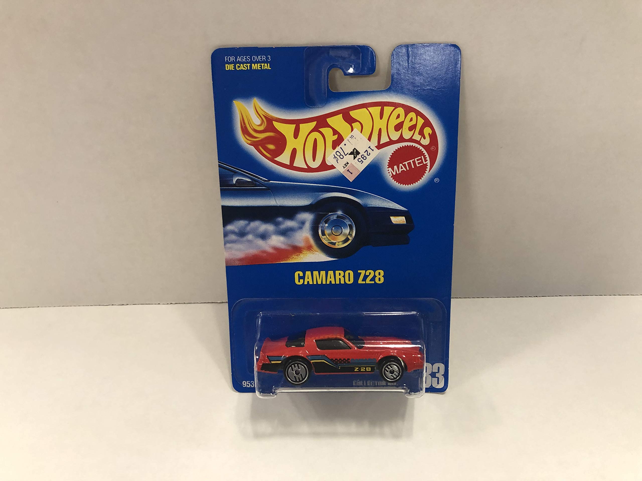 CAMARO Z28 1991 Mattel Hot Wheels Collector diecast 1/64 scale No