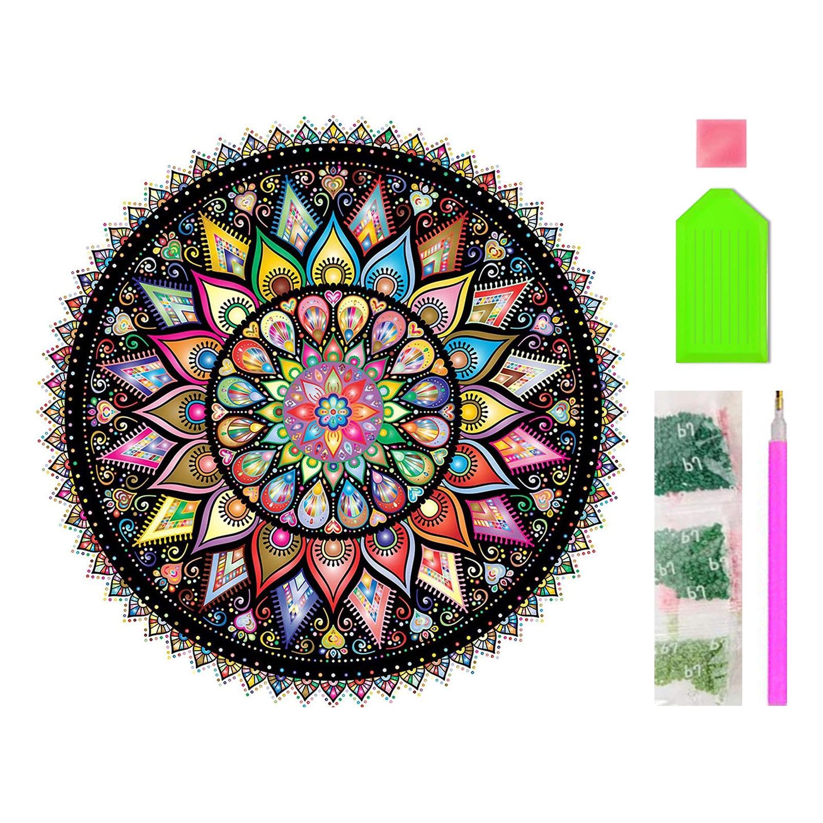 SnugZestDIY 5D Diamond Art Painting by Number Kit,Special Shaped DIY Diamond Rhinestone Painting Embroidery Pictures Cross Stitch Craft Arts for Home Wall Decor(Color:as Shown)