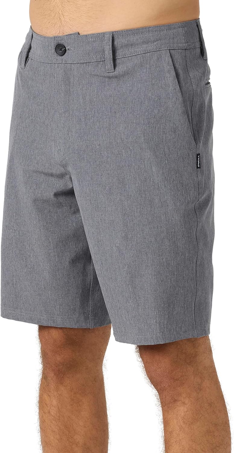 O'NEILL Men's Reserve Heather 21 Inch Hybrid Shorts | Hyperdry Water Resistant, 4-Way Hyperfreak Stretch