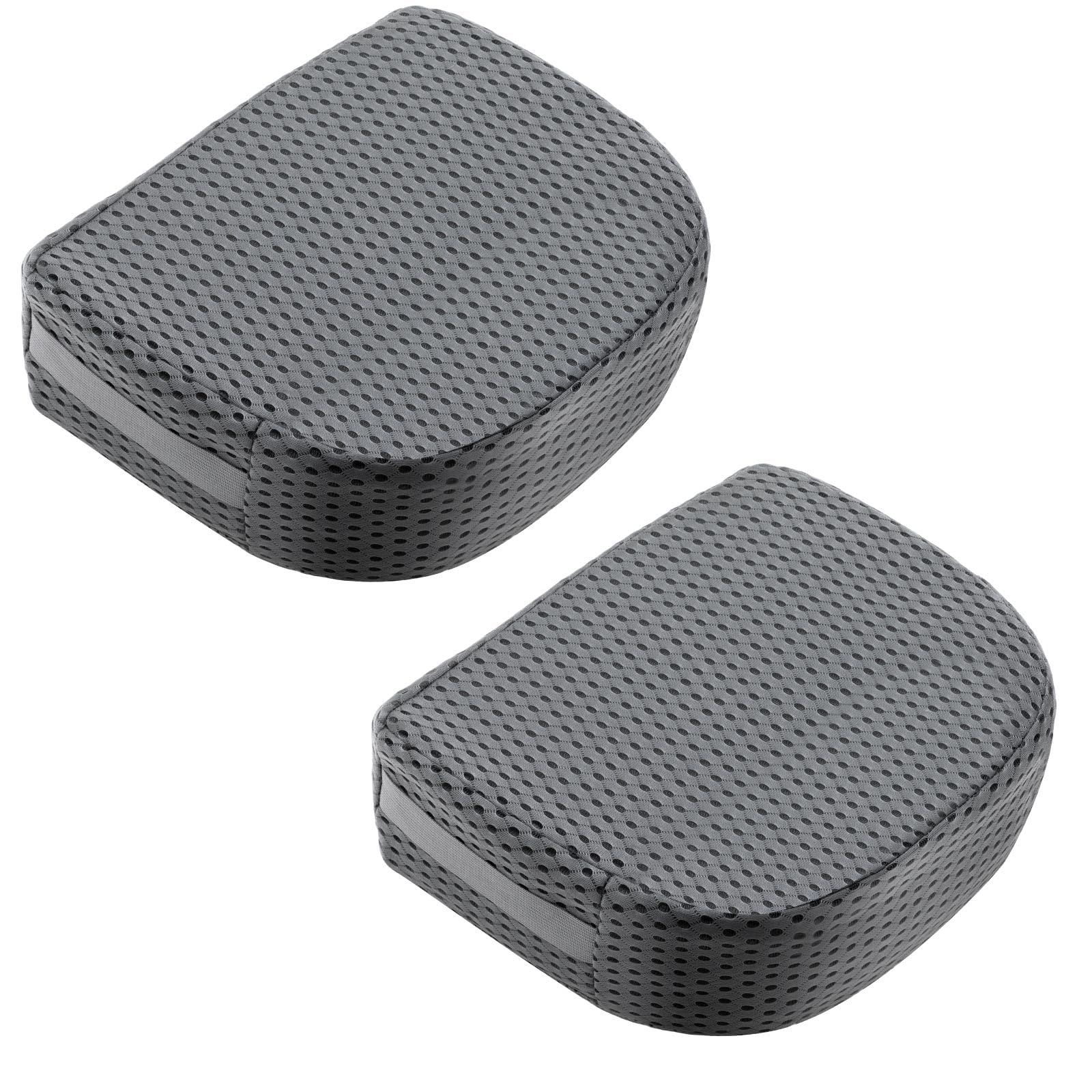 Suzile 2 Pcs Hot Tub Booster Seat Weighted Spa Bathtub Booster Seat Micro Dot Non Slip Quick Dry Bottom Portable Inflatable Cushion with 3D Mesh Cover