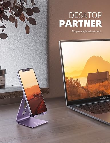 Vista 17 de Lamicall Soporte de teléfono universal ajustable., Negro