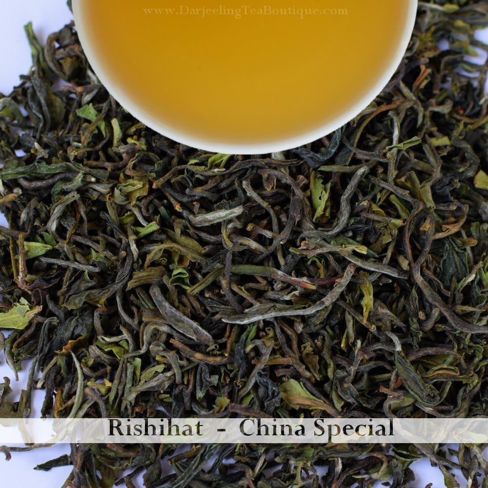 First Flush Darjeeling Tea | Rishihat- China Cultivar | 100% Pure Organic | 100gm (50 cups) | Darjeeling Tea Boutique