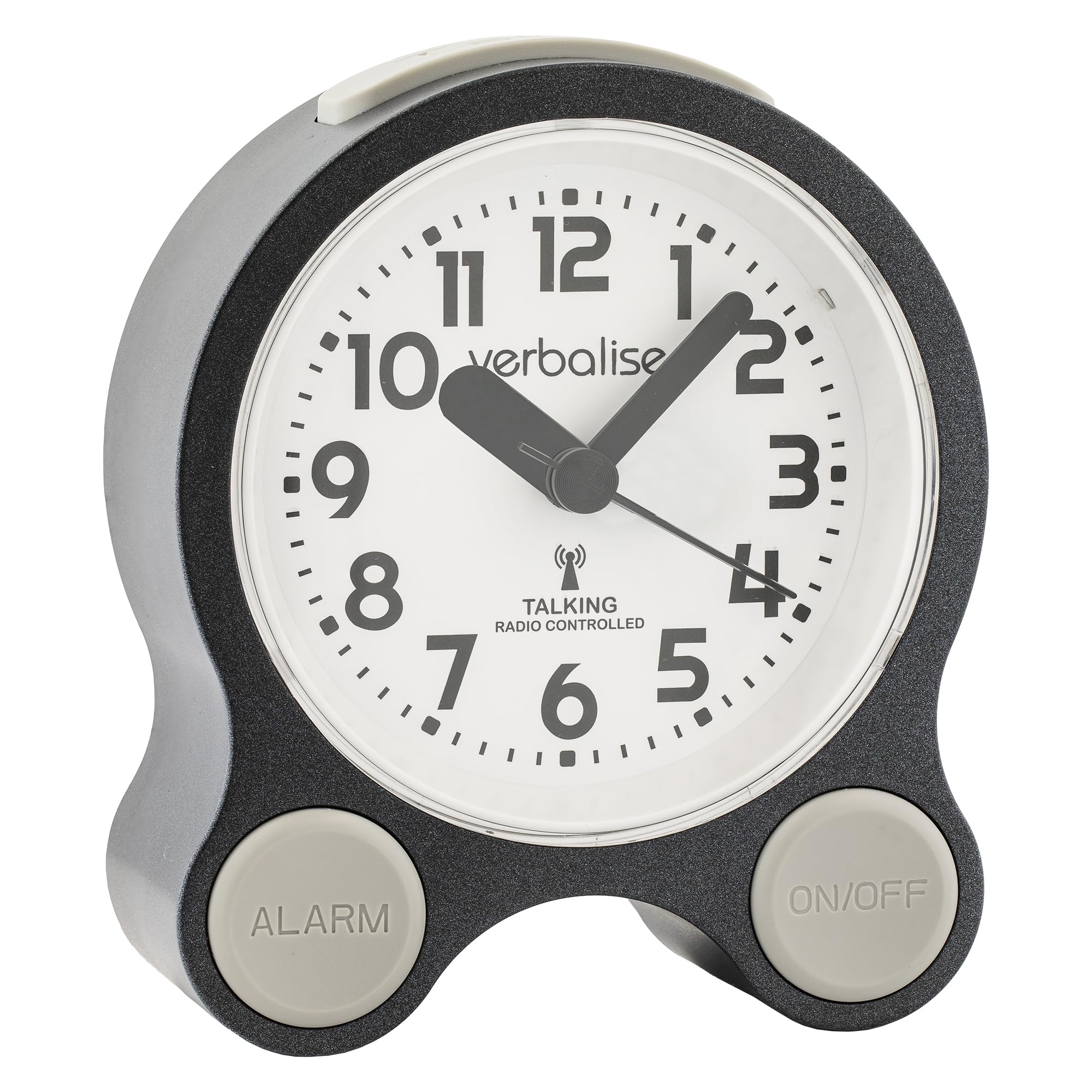 Verbalise VTC-05 Radio Controlled Talking Clock (Gunmetal)